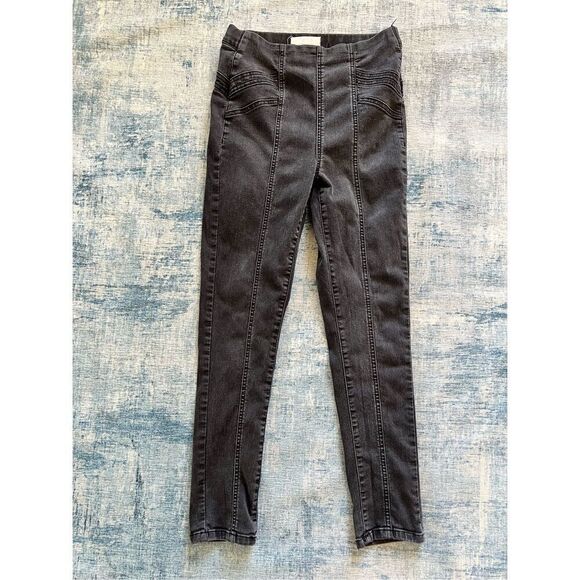 We The Free People Faded Black High Rise Pull On Jeggings 28" - Picture 1 of 7